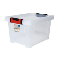 EDA Aufbewahrungsbox CLiPSTOCK, 45 Liter, PP, transparent