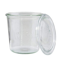 APS Weck-Glas mit Deckel, Sturz-Form, 370 ml, 3er Set