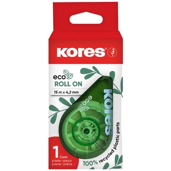 Kores Einweg-Korrekturroller "RollOn ECO", 4,2 mm x 15,0 m