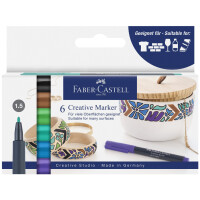 FABER-CASTELL Creative Marker, 6er Etui "Fairy...