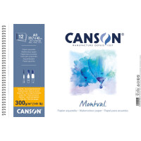 CANSON Aquarellblock "Montval", 160 x 284 mm, 300 g qm