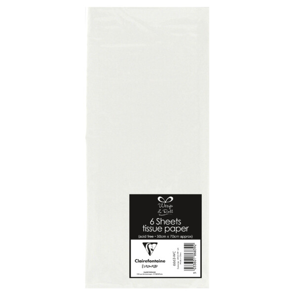 Clairefontaine Seidenpapier, (B)500 x (H)700 mm, blau