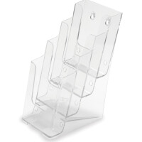 deflecto Prospekthalter, 1 3 DIN A4 hoch, 3 Fächer,...