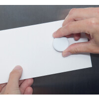 MAUL Facetterand-Magnet MAULpro, Durchm.: 29 mm, weiß