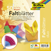 folia Faltblätter "DUO", 200 x 200 mm, 50...