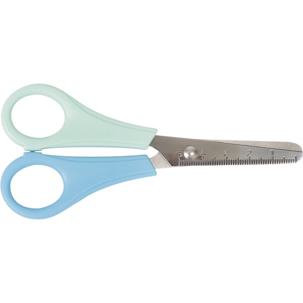 folia Kinder-Bastelschere, rund, Linkshänder, Länge: 135 mm