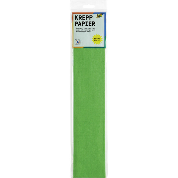 folia Krepppapier-Lagen, (B)500 mm x (L)2,5 m, hellrotorange