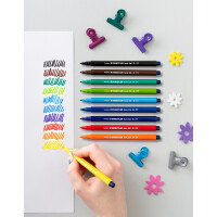 STAEDTLER Fasermaler Noris, 10er Kartonetui