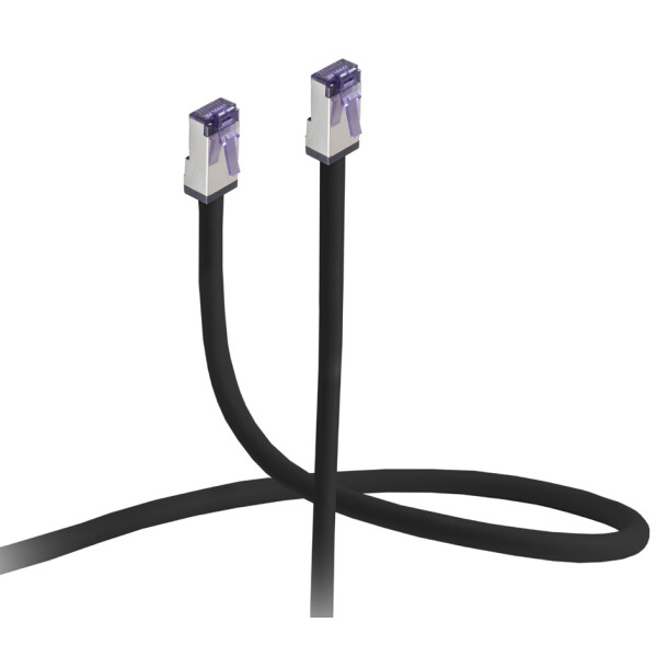 FLEXLINE Patchkabel, Kat. 6A, S FTP, hochflex. weiß, 30,0 m