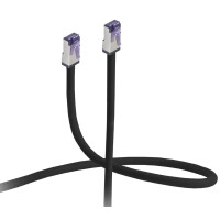 FLEXLINE Patchkabel, Kat. 6A, S FTP, hochflex. grau, 0,15 m