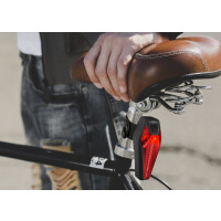 ANSMANN Fahrrad-LED-Rückleuchte mit Bremslichtfunktion