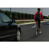 ANSMANN Fahrrad-LED-Rückleuchte mit Bremslichtfunktion