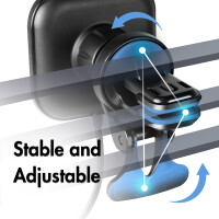 LogiLink Smartphone-KFZ-Magnethalter mit Ladefunktion