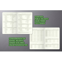 sigel Taschenkalender Conceptum 2025 2026, DIN A6, schwarz