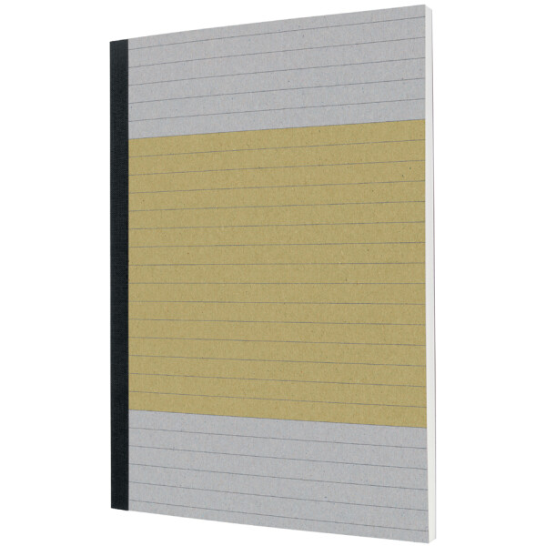 sigel Notizbuch, DIN A5, liniert, leuchtgelb, 200 Blatt