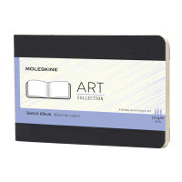 MOLESKINE Skizzenalbum, P A6, 120g qm, Karton, schwarz