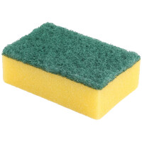 HYGOCLEAN Topfreiniger, aus Schaumstoff Hartvlies, gelb...