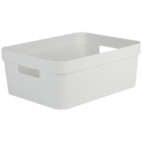 EDA Aufbewahrungsbox STONE, 18 Liter, PP, schwarz