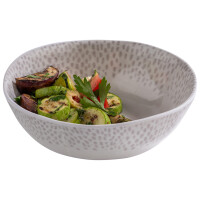 APS Schale FOOTMARK, 0,25 Liter, weiß grau