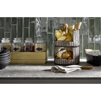 APS Brot- und Obstkorb, rund, Durchmesser: 275 mm, schwarz