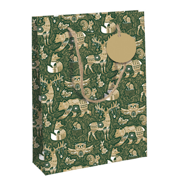 Clairefontaine Weihnachts-Geschenktüte "Forest", mittel