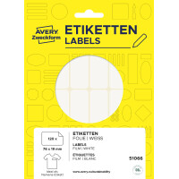 AVERY Zweckform Namens-Etiketten, 80 x 54 mm, ablösbar, weiß