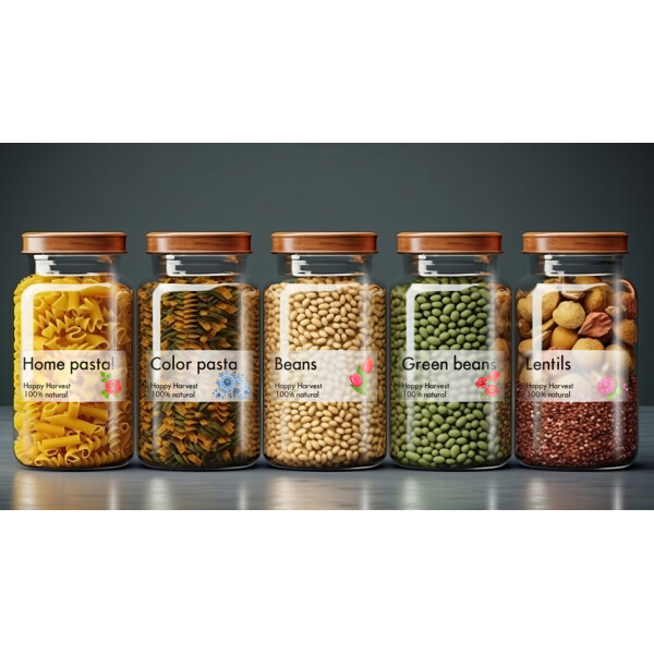 rillprint Universal-Etiketten, 105 x 48 mm, transparent