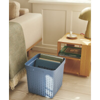 NHG Aufbewahrungskorb SEOUL BASKET XL, PP, weiß