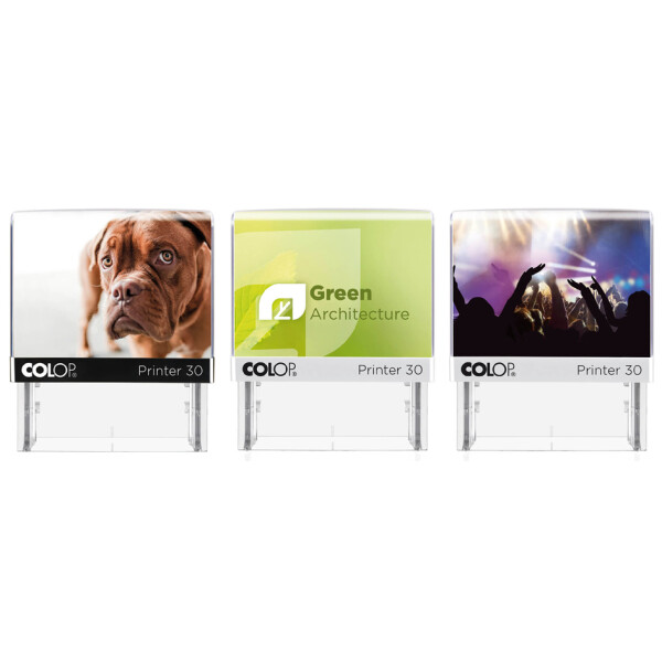 COLOP Textstempelautomat "DIY Sets" Printer 30 1 Set, weiß