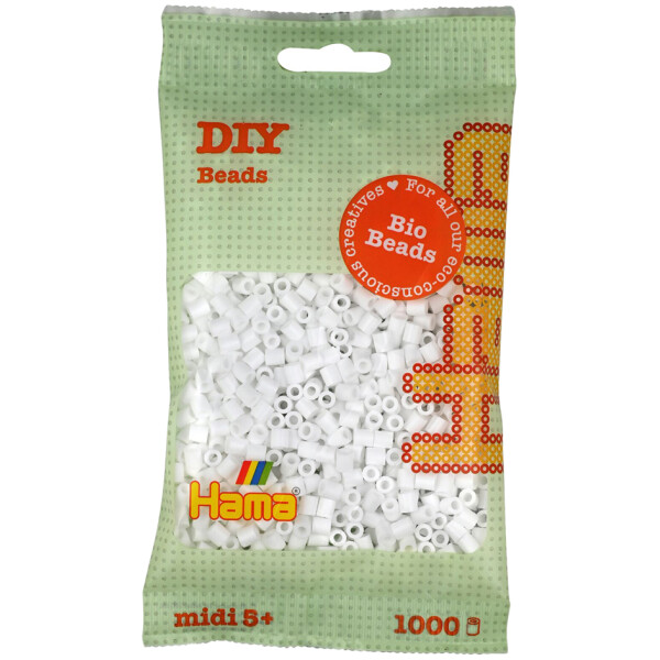 Hama Bügelperlen Bio midi, grün, im Beutel