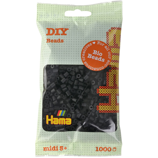 Hama Bügelperlen Bio midi, grün, im Beutel