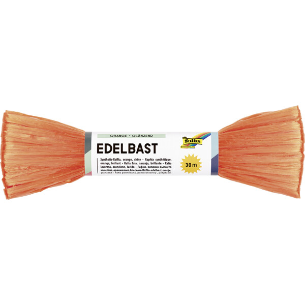 folia Edelbast, 30 m Bündel, orange