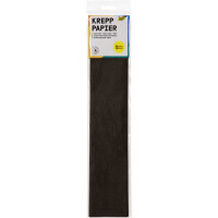 folia Krepppapier-Lagen, (B)500 mm x (L)2,5 m, schwarz