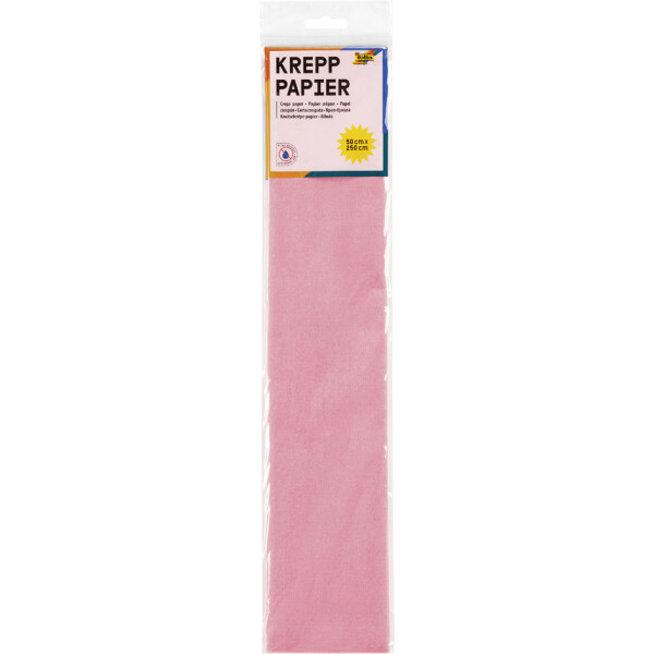 folia Krepppapier-Lagen, (B)500 mm x (L)2,5 m, weiß