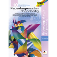 folia Regenbogenkartonmappe, 225 x 320 mm, 200 g qm