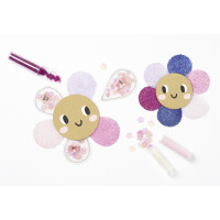 folia BIO Glitter- & Pailletten-Set, Rainbow L