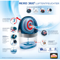 Pattex Luftentfeuchter AERO 360 Grad, für Räume bis 50 cbm