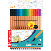 STABILO Fineliner point 88, 15er Kartonetui