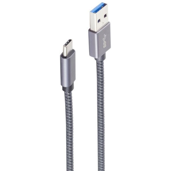 shiverpeaks BASIC-S USB 3.2 Kabel, USB-A - USB-C, 1,50 m