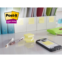 Post-it Haftnotizen super sticky notes, 76 x 76 mm, 14+2