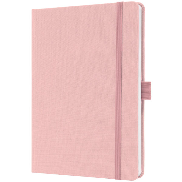 sigel Notizbuch Jolie Feel, Textil, DIN A5, liniert, rosa