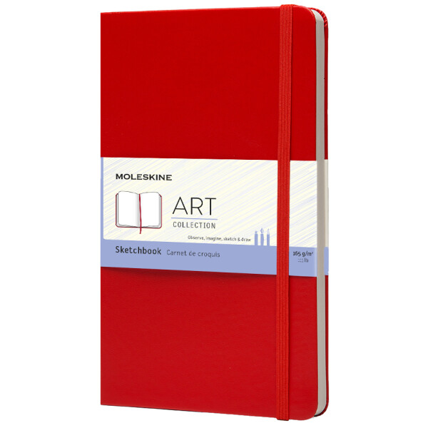 MOLESKINE Skizzenbuch, L A5, 165g qm, Hardcover, blau
