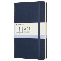 MOLESKINE Skizzenbuch, L A5, 165g qm, Hardcover, blau