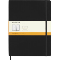 MOLESKINE Notizbuch, XL, kariert, Hardcover, schwarz