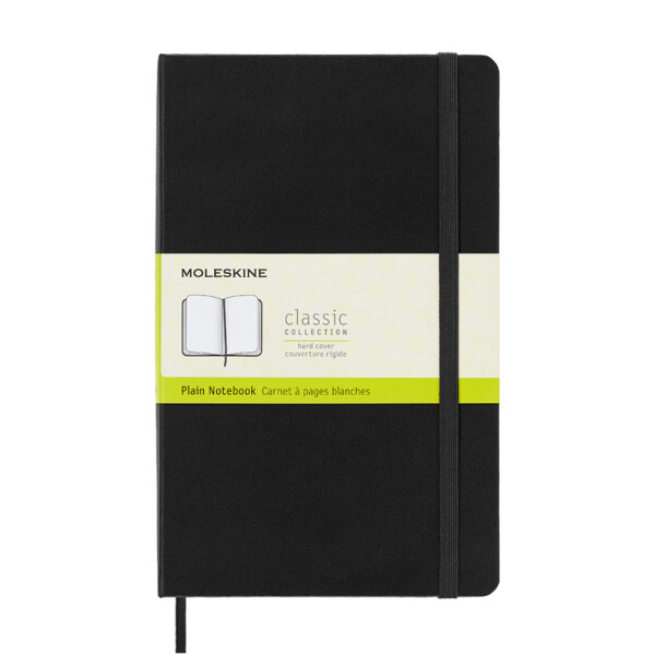 MOLESKINE Notizbuch, L A5, blanko, Hardcover, blau