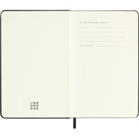 MOLESKINE Notizbuch, P A6, kariert, Hardcover, schwarz