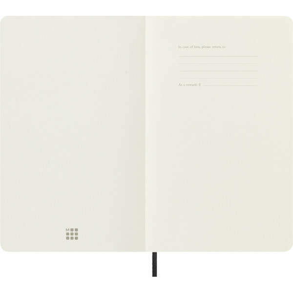 MOLESKINE Notizbuch, L A5, blanko, Softcover, schwarz