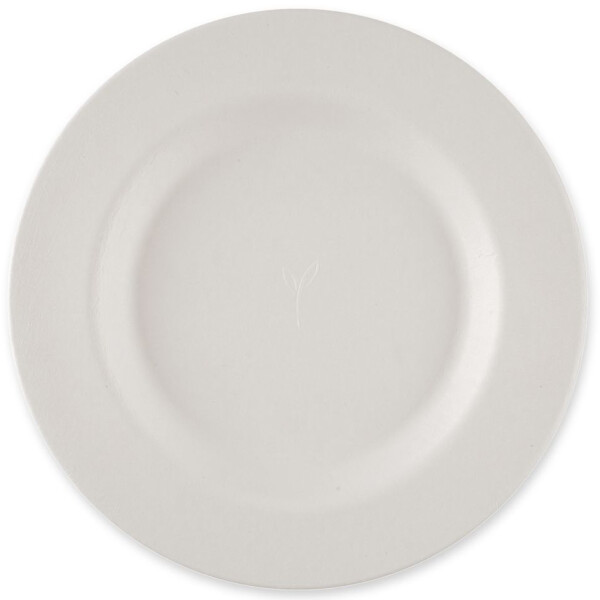 NATURE Star Zuckerrohr-Teller Gourmet, rund, 270 mm, wei&szlig;