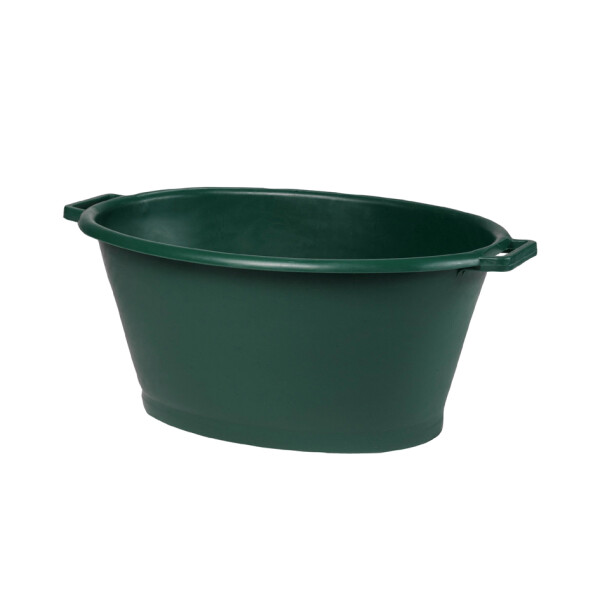 EDA Wanne, oval, 50 Liter, Kunststoff, grün