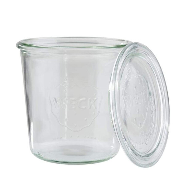 APS Weck-Glas mit Deckel, Sturz-Form, 580 ml, 2er Set